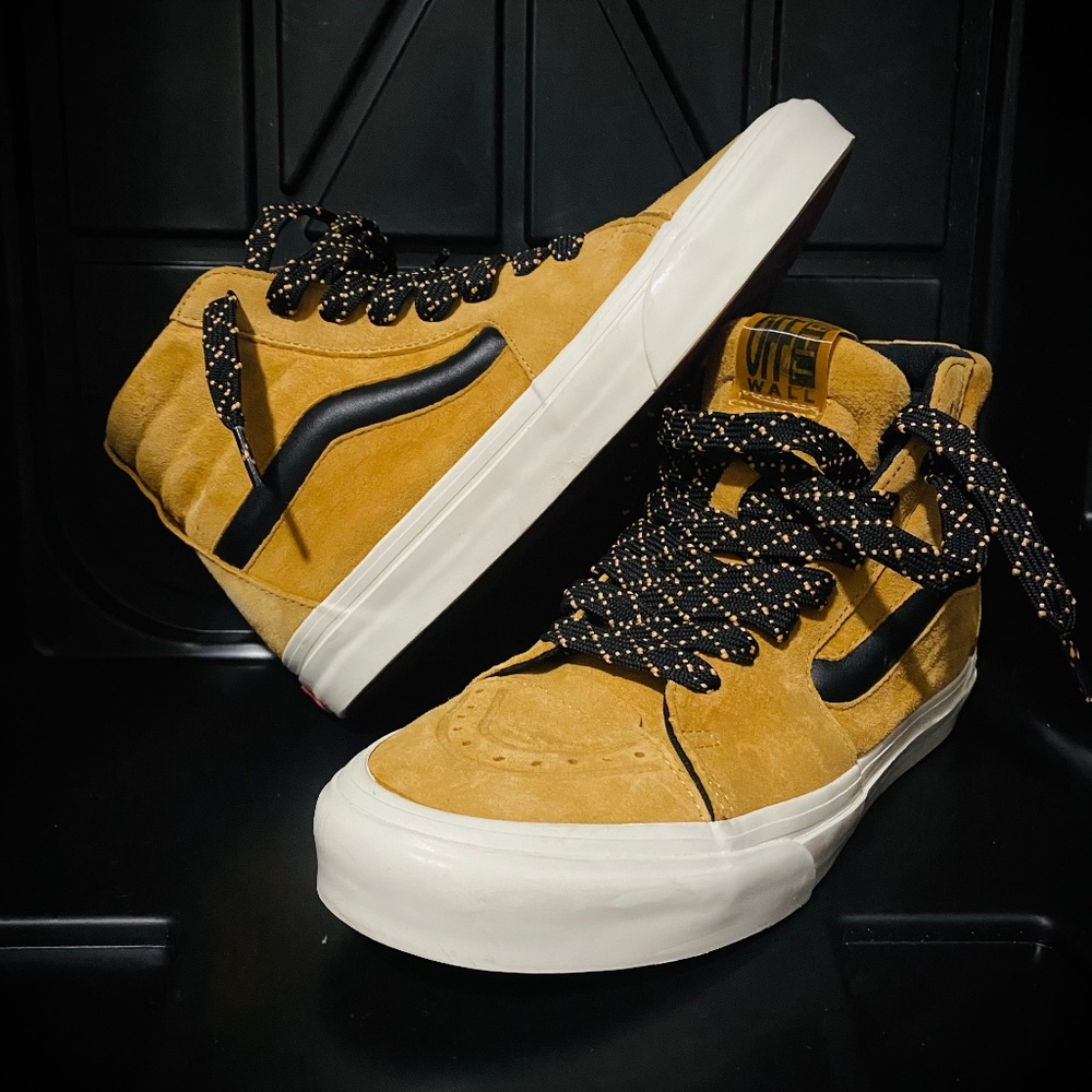 Sk8-Hi XL Nubuck Shoe Water Repellent Suede Brown Sz Men 6.5 Women 8.0